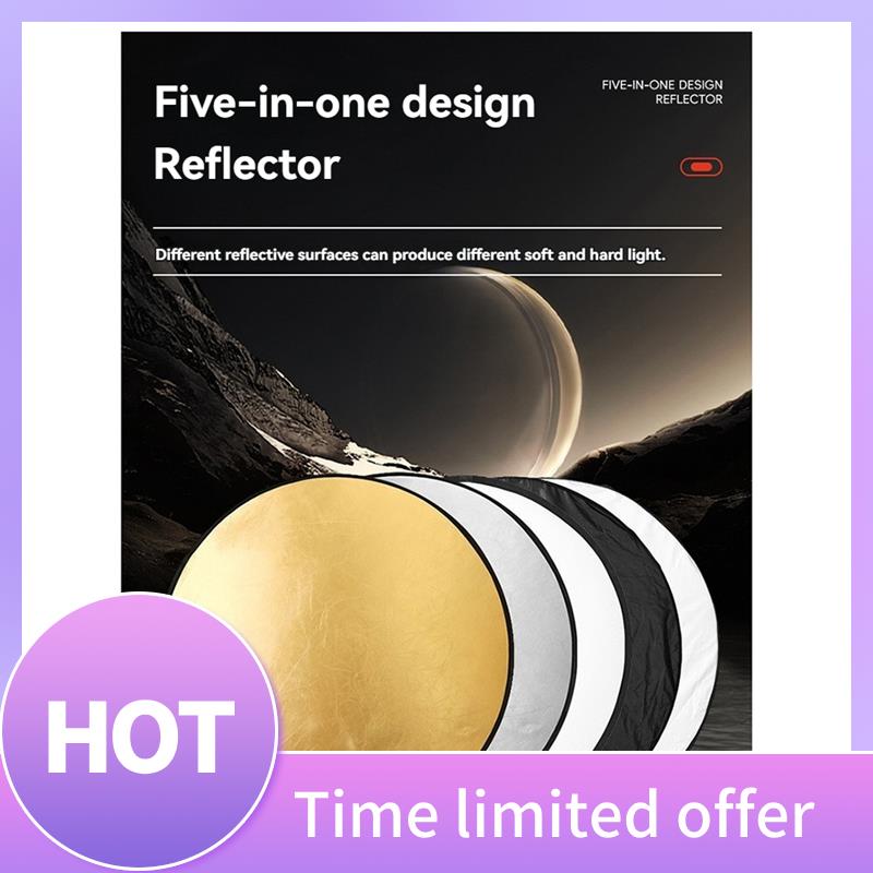 Photography Lighting Wireless - ABFN-5-in-1 opvouwbare ronde reflectoren voor fotografie,