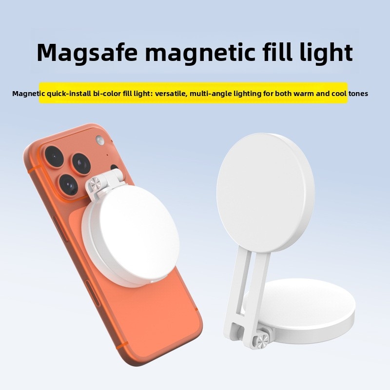 Photography Lighting Stick - Magsafe telefoon LED ringlamp, draagbaar, tweekleurig,