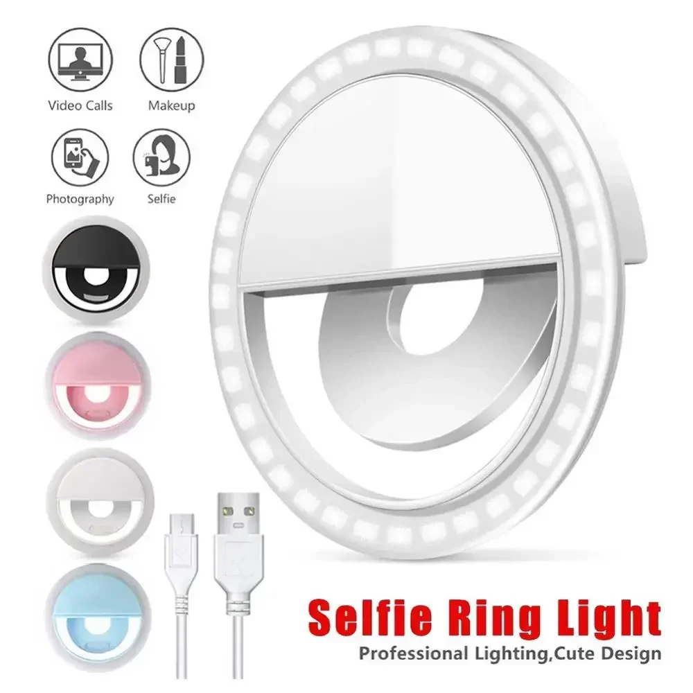 Photography Lighting Stick - LED Selfie Ringlicht Mobiele telefoon Clip-On