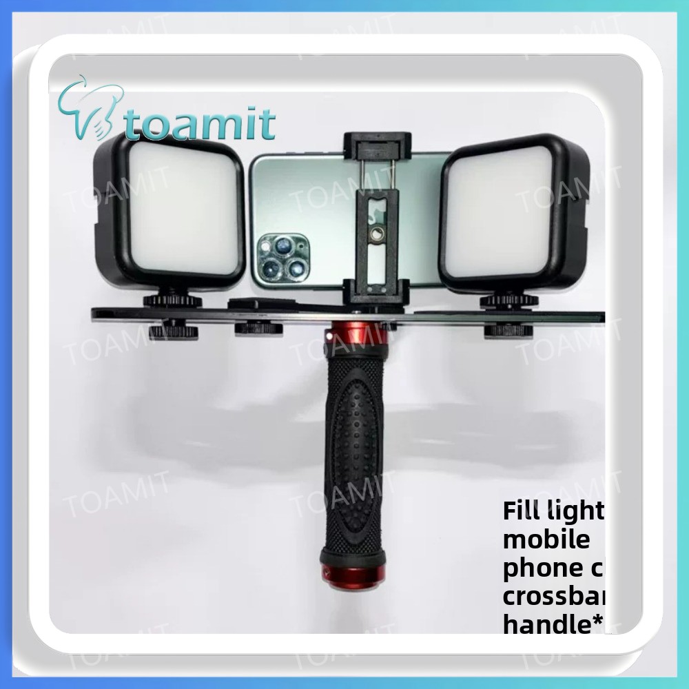 Photography Lighting Kit - Tandheelkundige fotografielamp, Bluetooth LED-flitser voor smartphone,