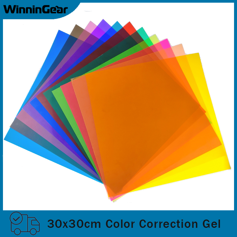 Photography Umbrella Lighting Kit - 30x30 cm 11 Stuks PVC Gel