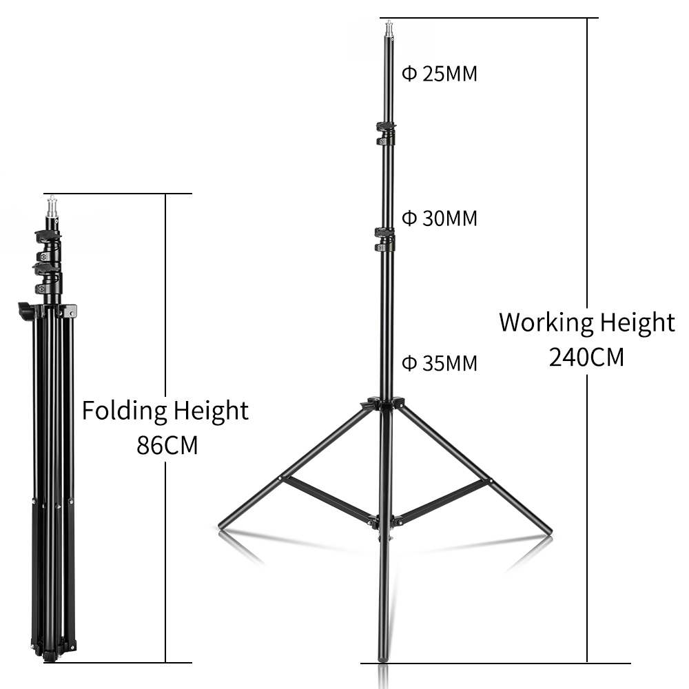 240CM/7.9FT 1/4 Schroef Fotogr - Photography Umbrella Lighting Kit recensie en prijs