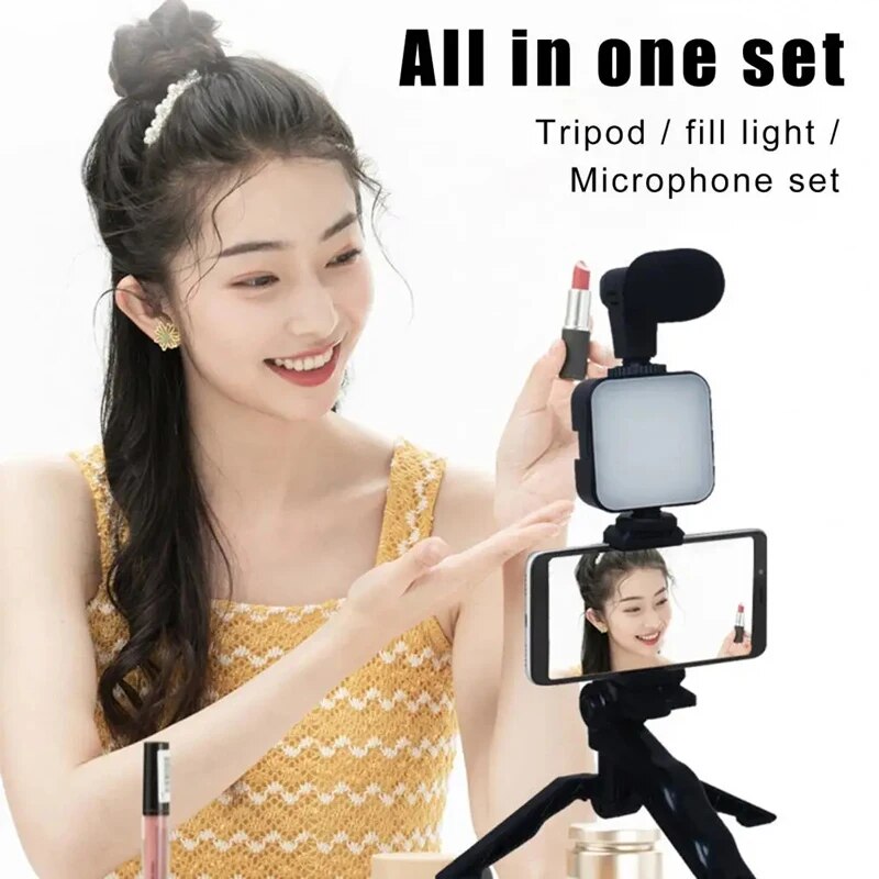 Smartphone Vlogging Kit met st - Photography Lighting Kit recensie en prijs