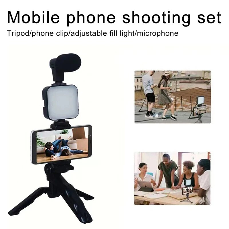 Smartphone Vlogging Kit met st - Photography Lighting Kit recensie en prijs