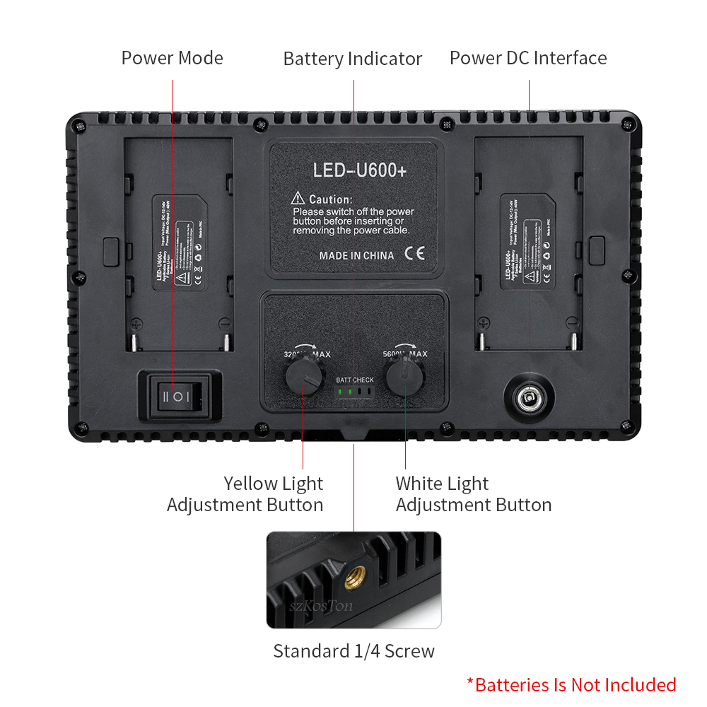 U800 Led Fotostudio Licht Voor - Photography Lighting Board recensie en prijs