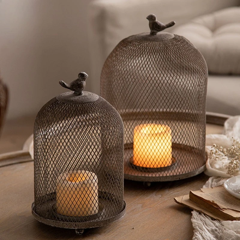 Vintage ijzeren vogelkooi kand - Vintage Photography Lighting recensie en prijs