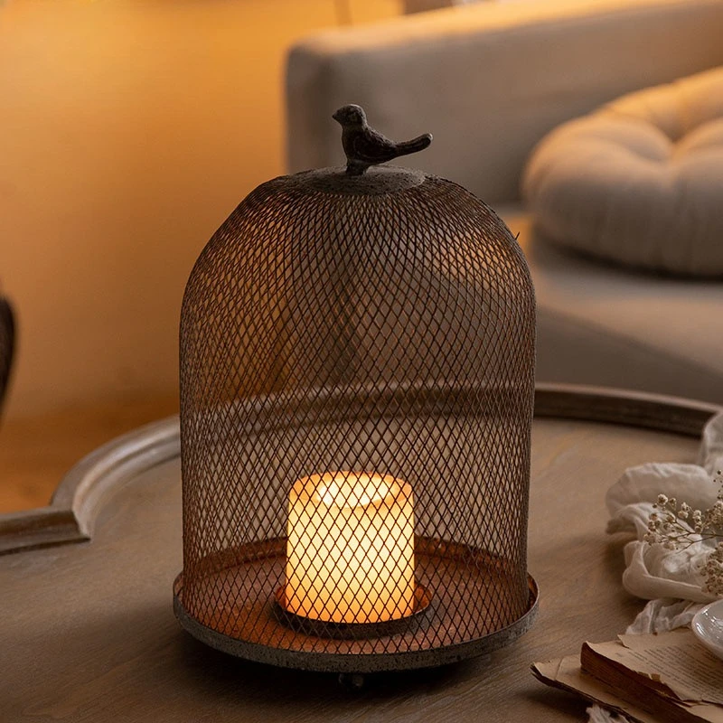 Vintage ijzeren vogelkooi kand - Vintage Photography Lighting recensie en prijs