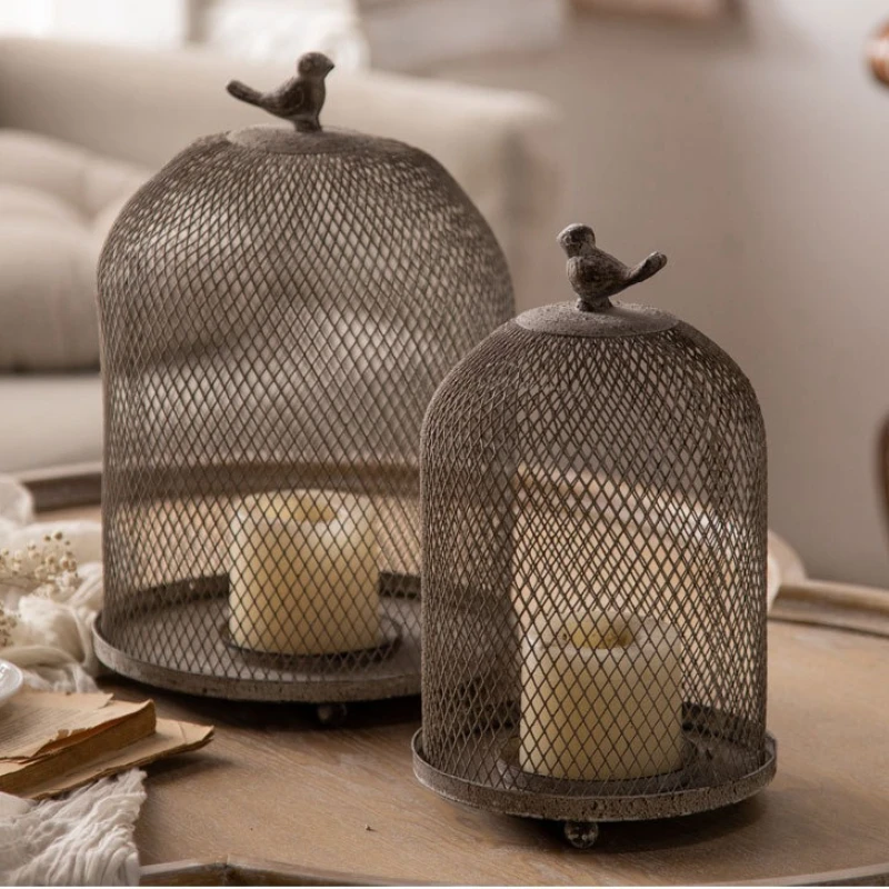 Vintage ijzeren vogelkooi kand - Vintage Photography Lighting recensie en prijs
