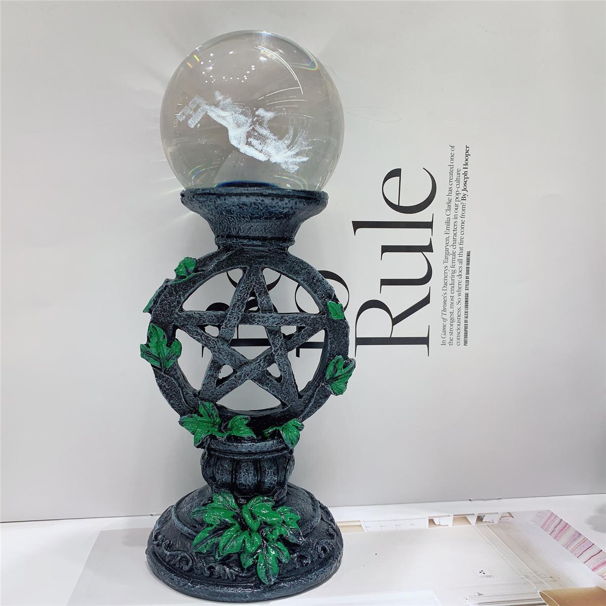 Pentagram Ornament Jade Basis  - Vintage Photography Lighting recensie en prijs