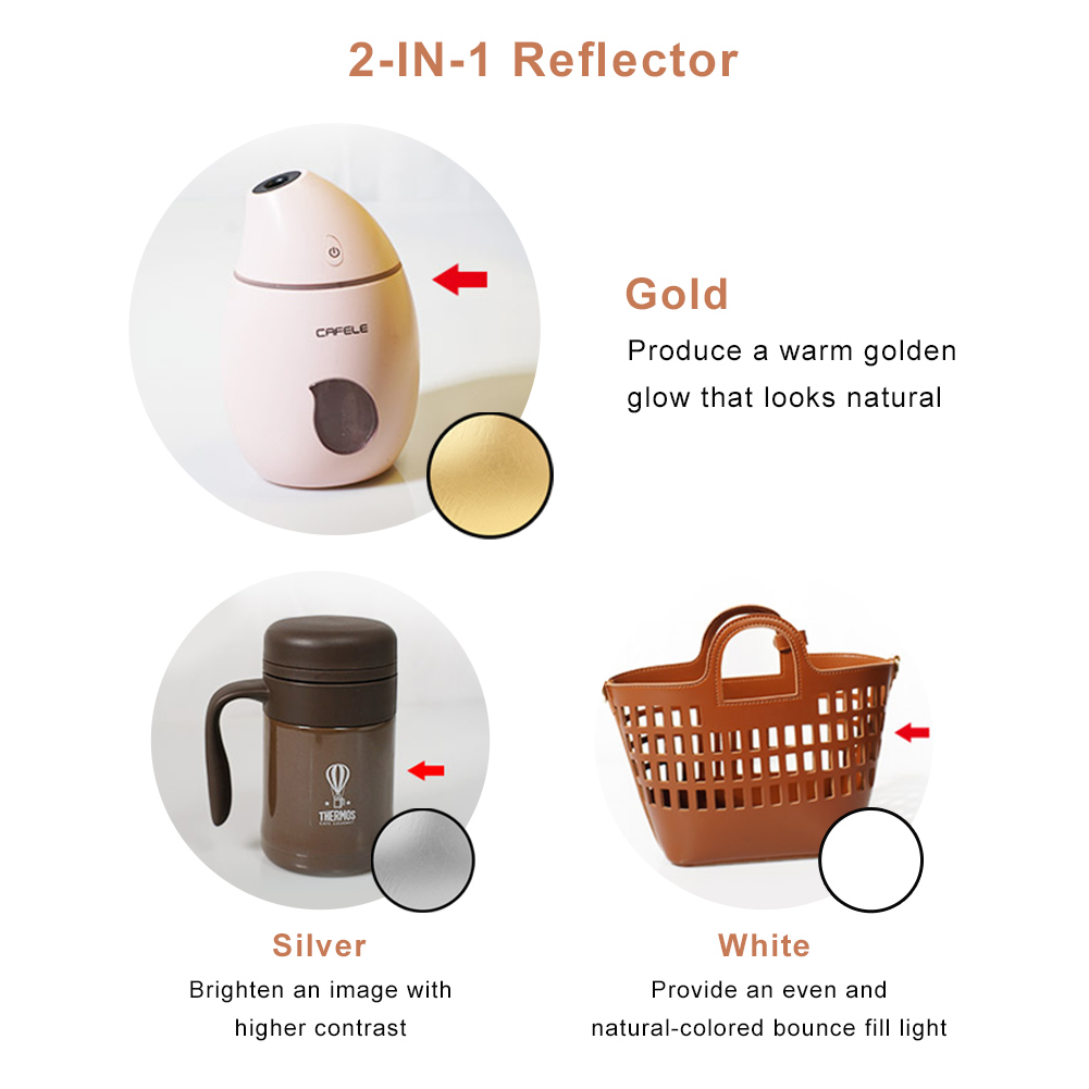 2-in-1 Ronde Draagbare Reflect - Photography Lighting Diffuser recensie en prijs
