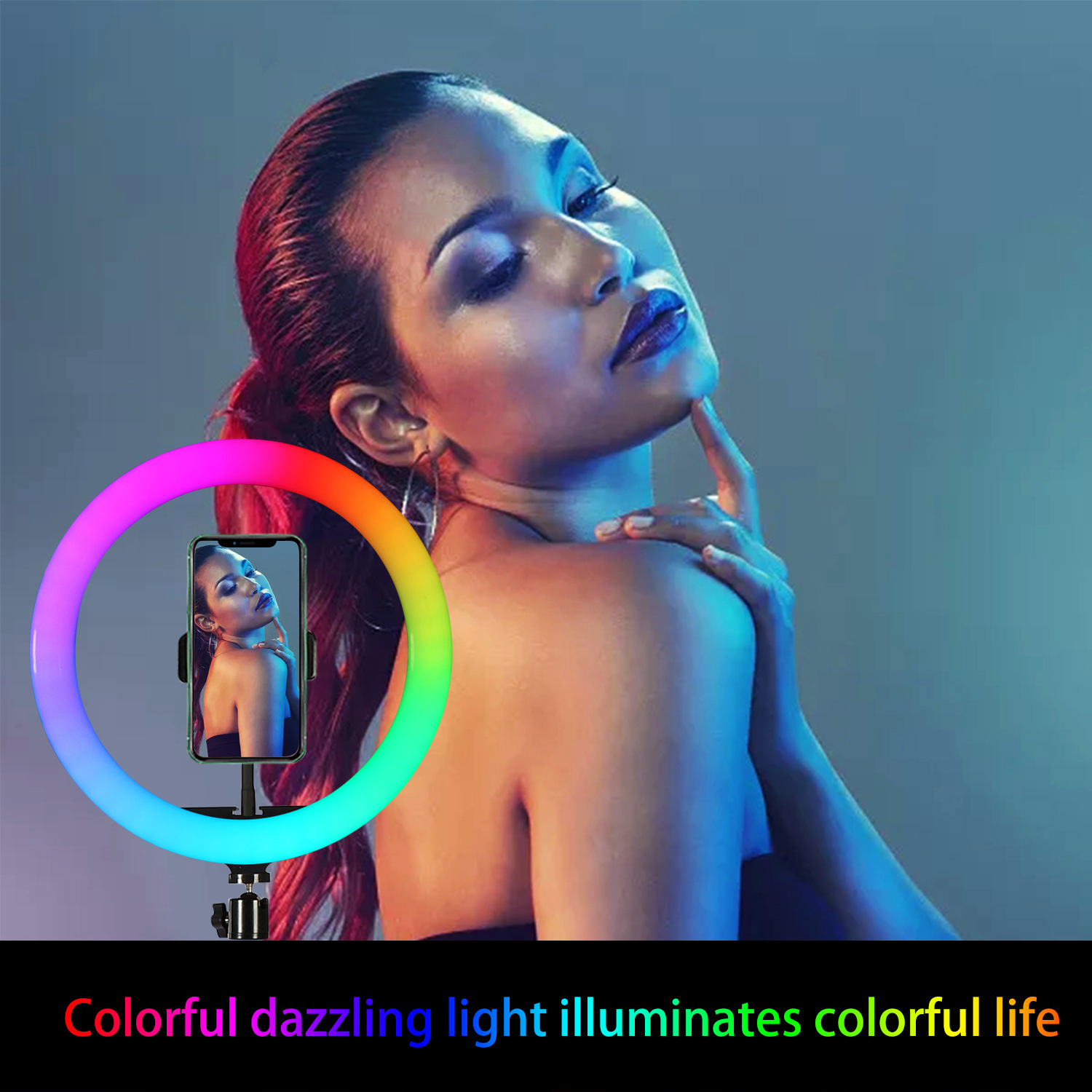 10 inch (26 cm) RGB Ringlamp S - Photography Lighting Stick recensie en prijs