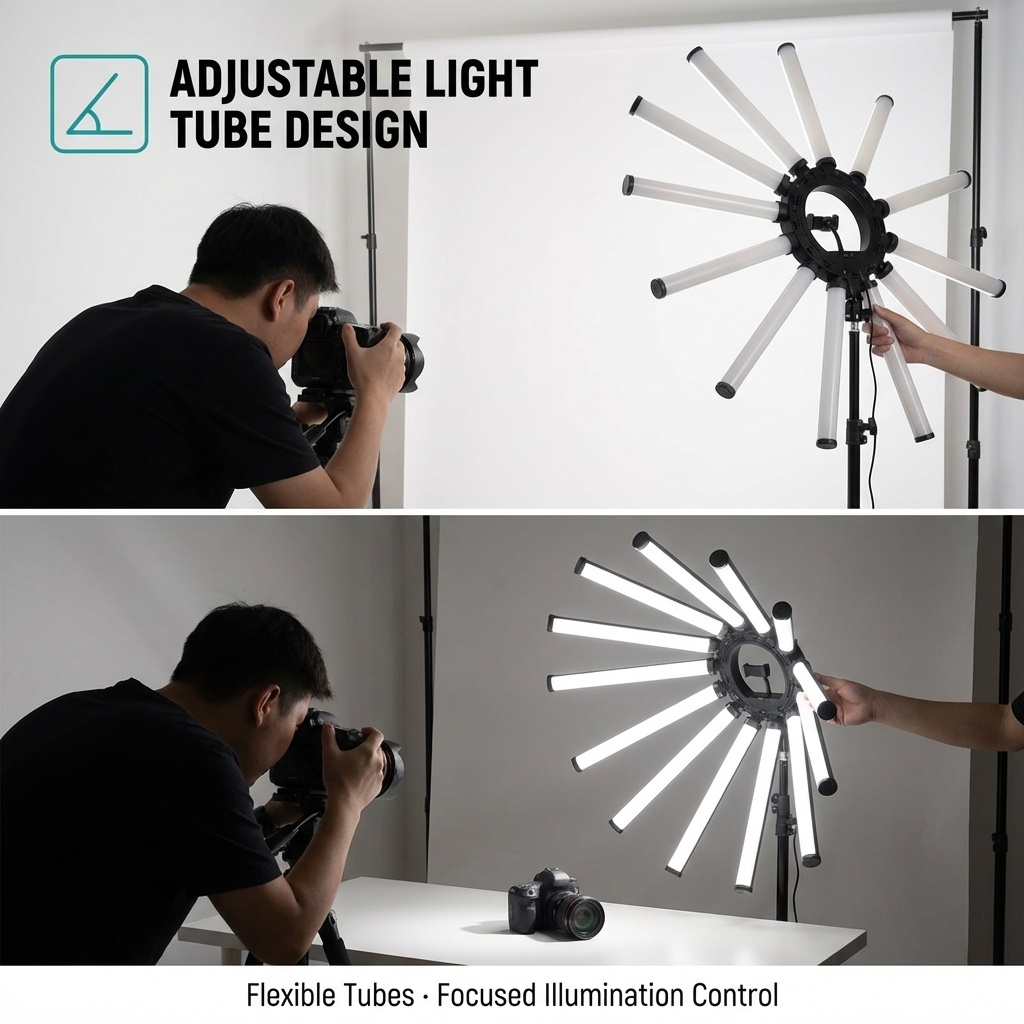 12-armige multi-tube fotografi - Photography Lighting Kit recensie en prijs
