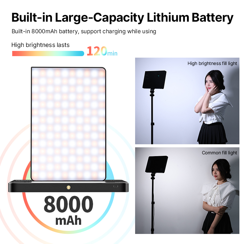 Ulanzi lt003 15w rgb video lic - Photography Lighting Board recensie en prijs