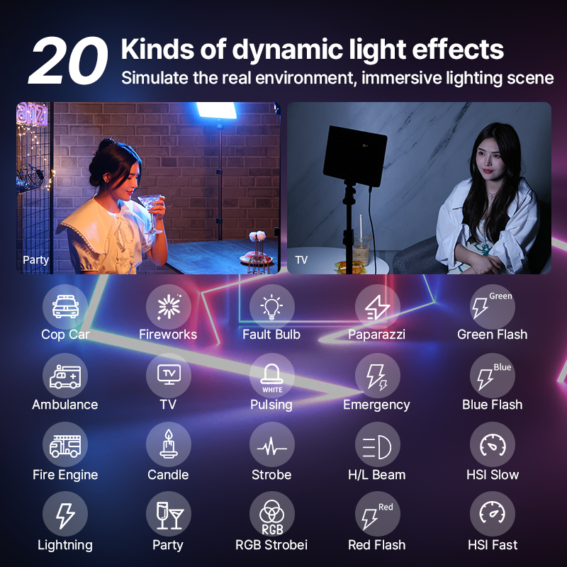 Ulanzi lt003 15w rgb video lic - Photography Lighting Board recensie en prijs