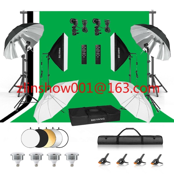 Fotostudio Apparatuur 2.6*3 m/ - Photography Umbrella Lighting Kit recensie en prijs