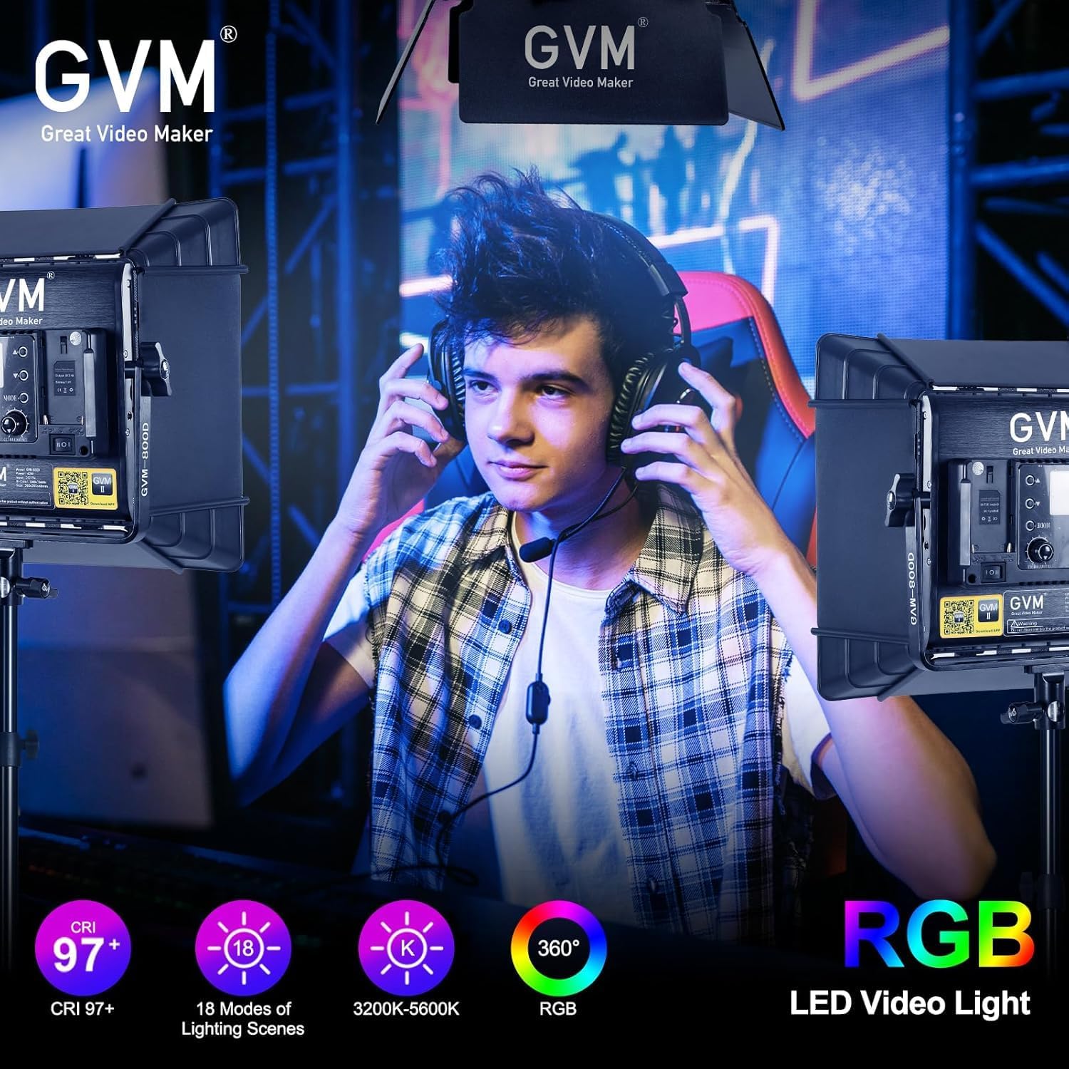 RGB LED Videoverlichtingsset,  - Photography Lighting Kit recensie en prijs
