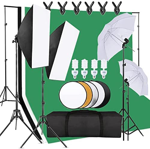 Kosteneffectieve fotostudio-ui - Photography Umbrella Lighting Kit recensie en prijs