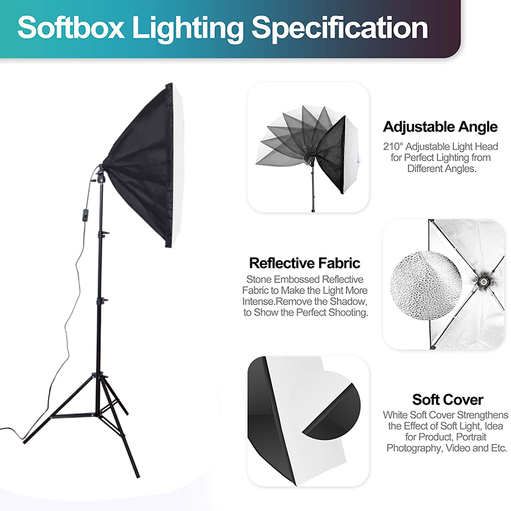 Kosteneffectieve fotostudio-ui - Photography Umbrella Lighting Kit recensie en prijs