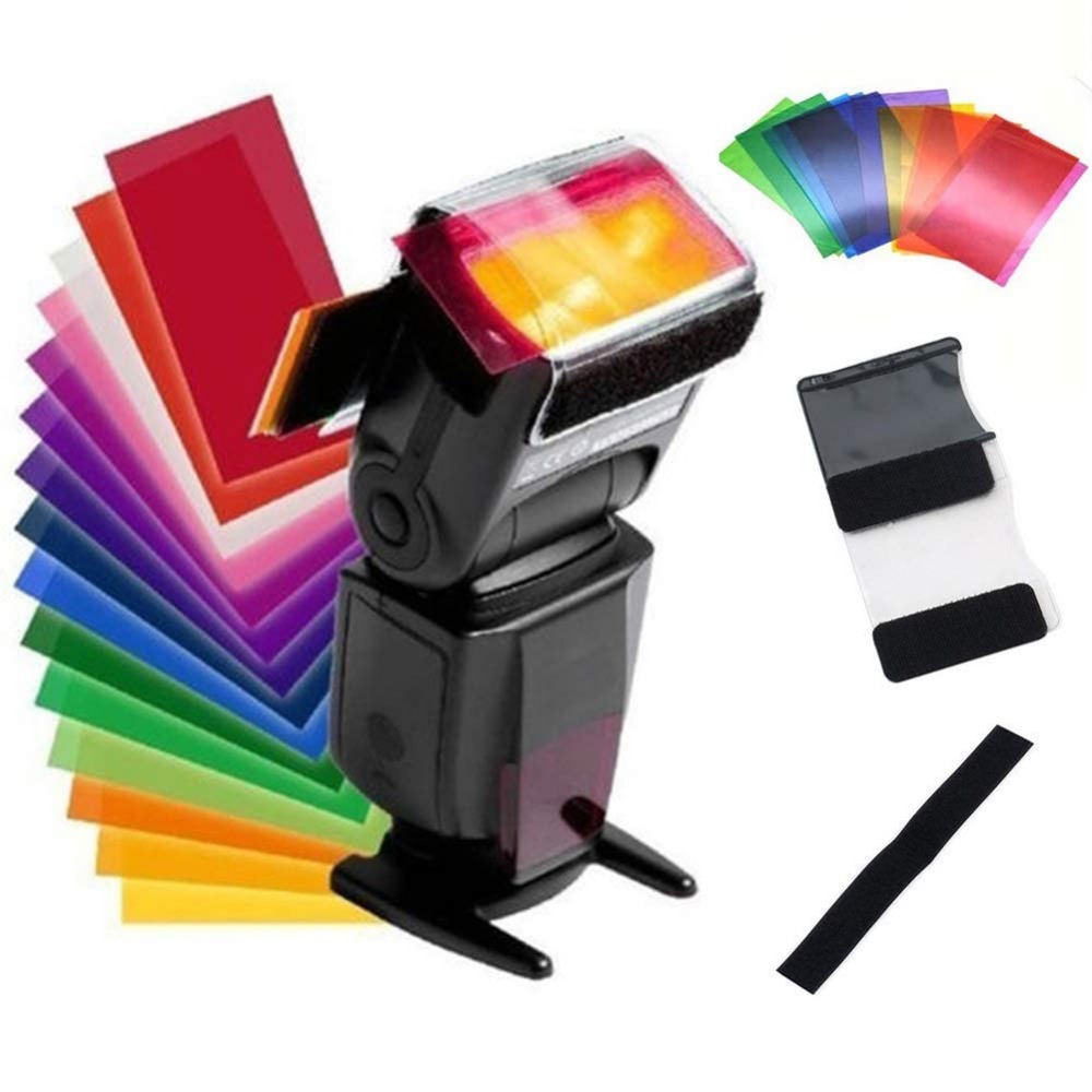 12 kleuren cameraflitsgels ver - Photography Lighting Kit recensie en prijs