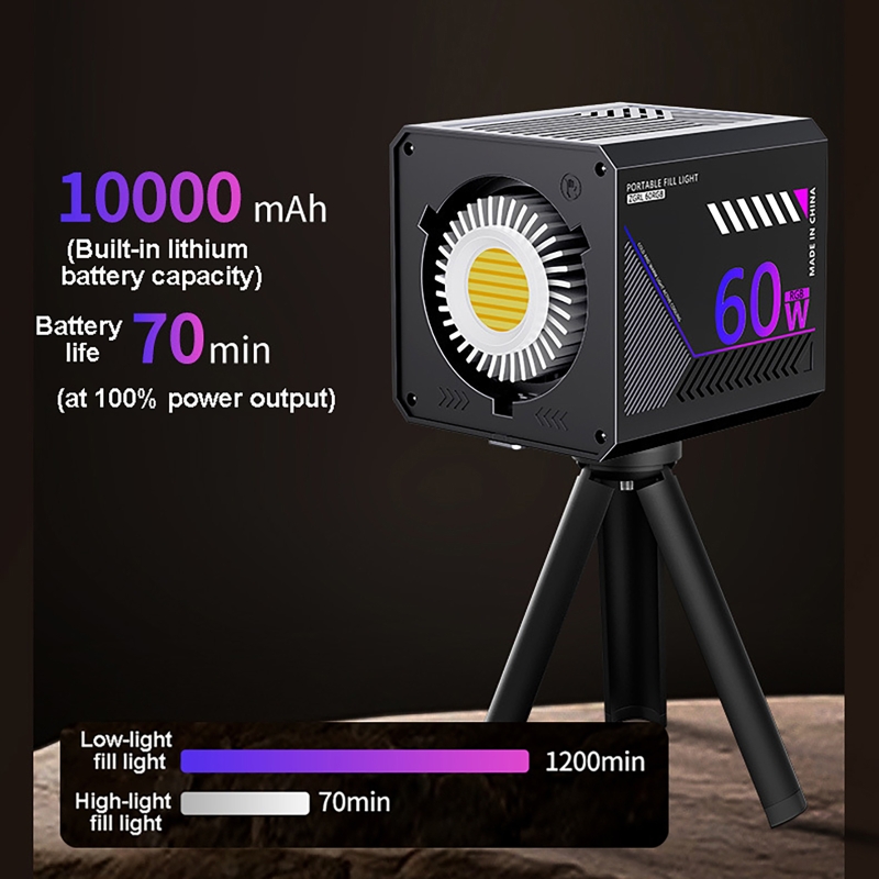 60W RGB Videolamp Draagbare LE - Photography Lightning recensie en prijs